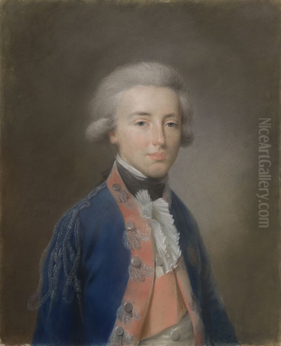 Willem Frederik (1772-1843), prins van Oranje-Nassau. Oudste zoon van prins Willem V, later Willem I, koning der Nederlanden Oil Painting by Johann Friedrich August Tischbein