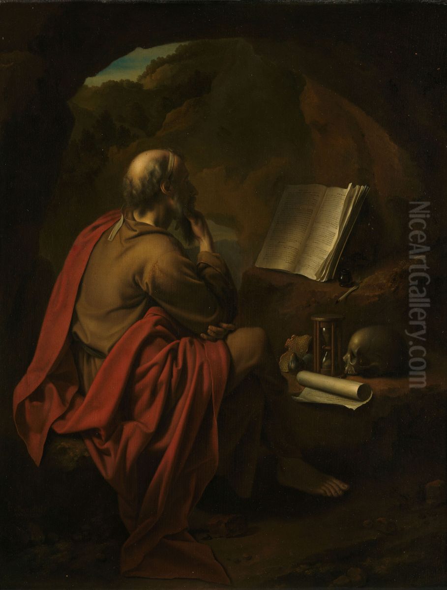 De heilige Hieronymus Oil Painting by Pieter van der Werff