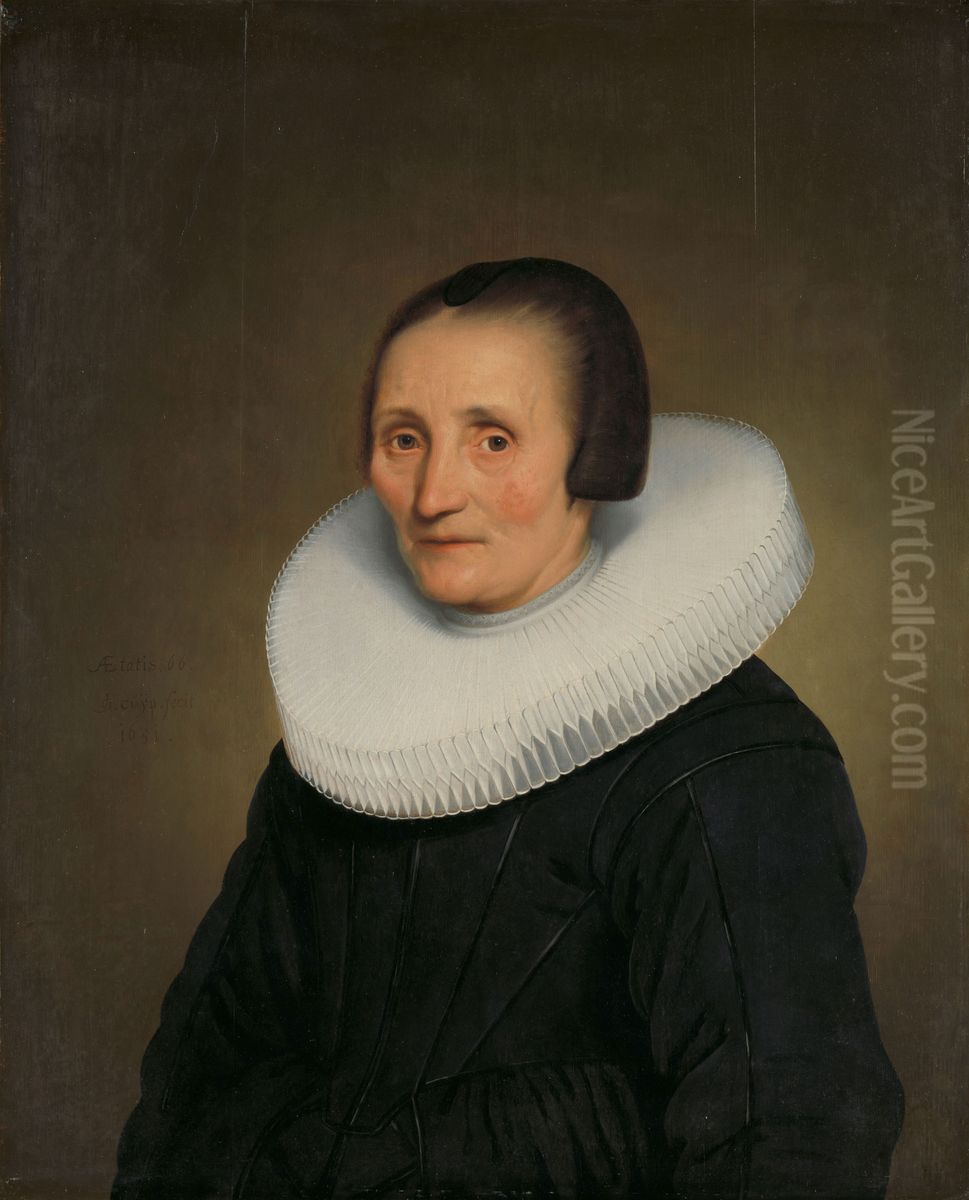 Portrait ofMargaretha de Geer(1585-1672) Oil Painting by Jacob Gerritsz. Cuyp