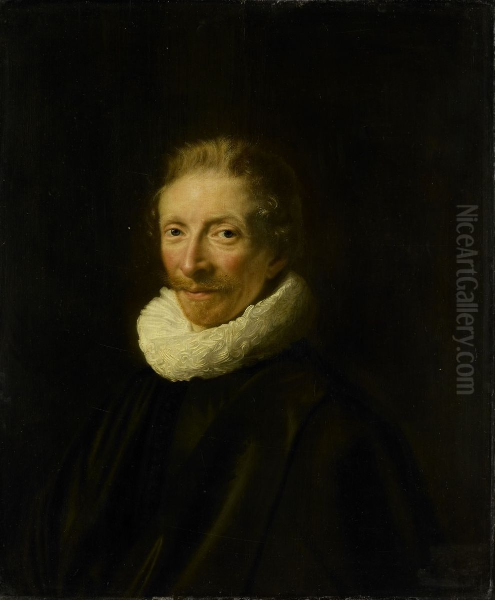 Portret van David de Moor (1598-1643) Oil Painting by Abraham de Vries