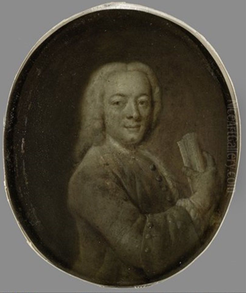 Bernardus de Bosch I (1709-86). Dichter en kunstbeschermer te Amsterdam Oil Painting by Jan Maurits Quinkhard