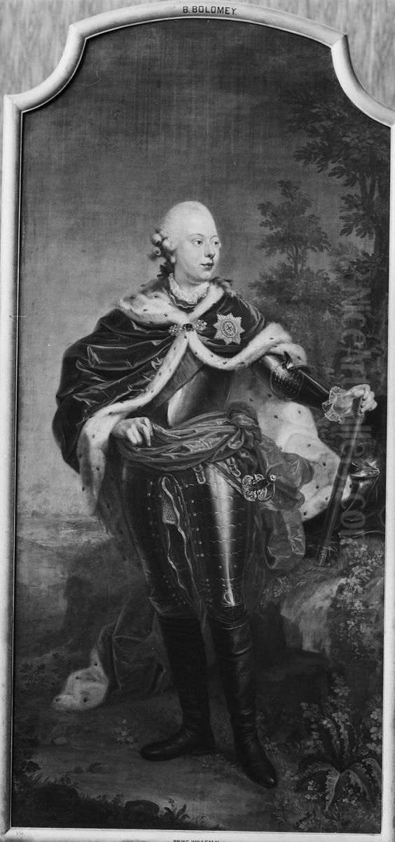 Willem V (1748-1806), prins van Oranje-Nassau Oil Painting by Benjamin Samuel Bolomey