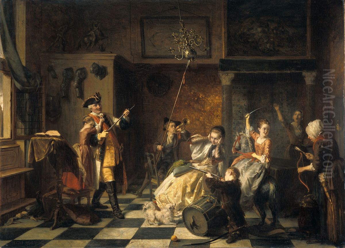 ThePatricides, 'Each According to Their Own Nature' Oil Painting by David Bles