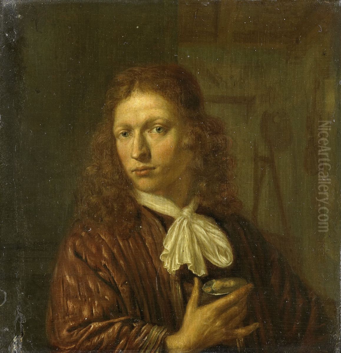 Self-portrait Oil Painting by Johannes van Haensbergen