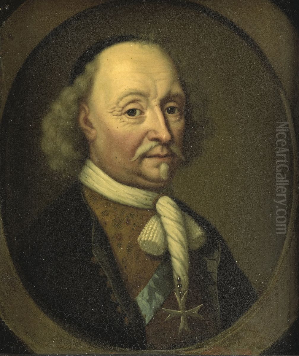 Johan Maurits (1604-79), graaf van Nassau-Siegen. Gouverneur van Brazilie Oil Painting by Michiel van Musscher