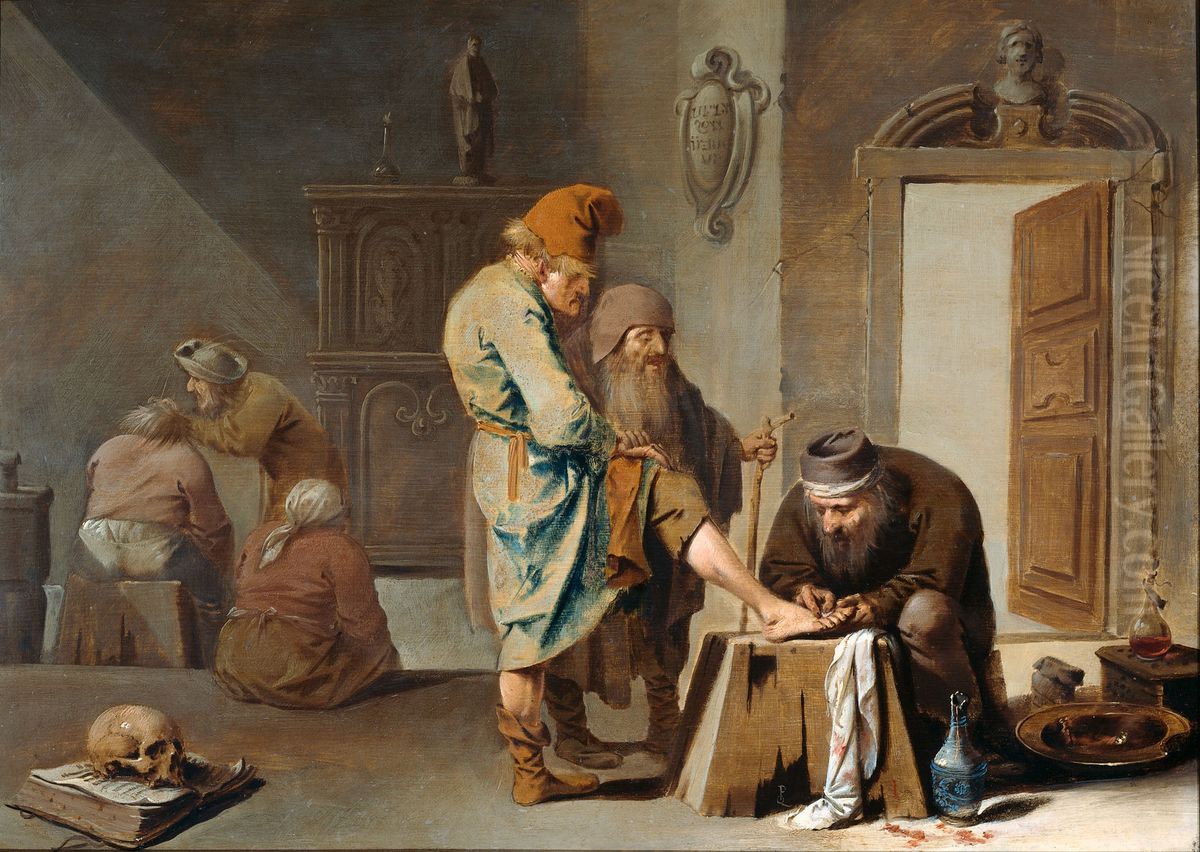The foot operation Oil Painting by Pieter Quast