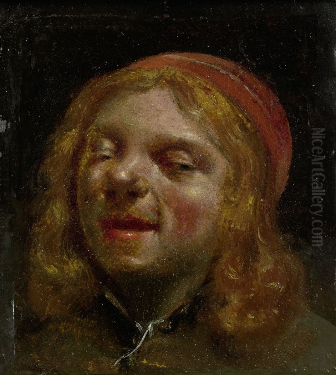Self-portrait, zgn portret van Jan Fabus. Oil Painting by Moses Ter Borch
