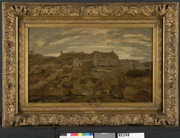 Ambir Palace in Hindustan Oil Painting by Marius Bauer