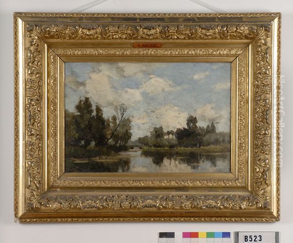 Summer Landscape on the Vecht Oil Painting by Nicolaas Bastert
