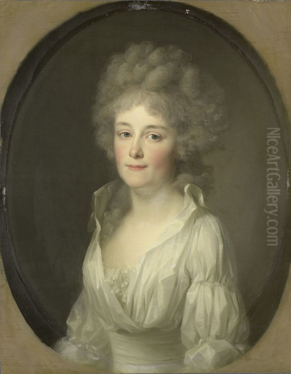 Johanna Ferdinanda van Collen (1774-1833). Echtgenote van Salomon Rendorp Oil Painting by Johann Friedrich August Tischbein