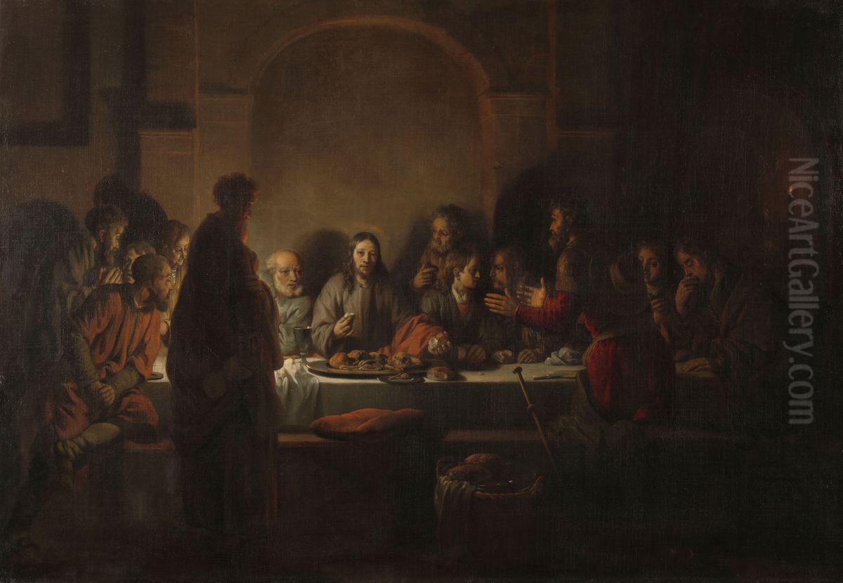 Het laatste avondmaal Oil Painting by Gerbrand Van Den Eeckhout