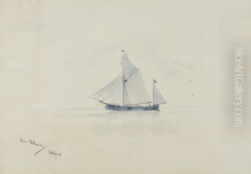 Marinha Oil Painting by Braganca I Carlosde