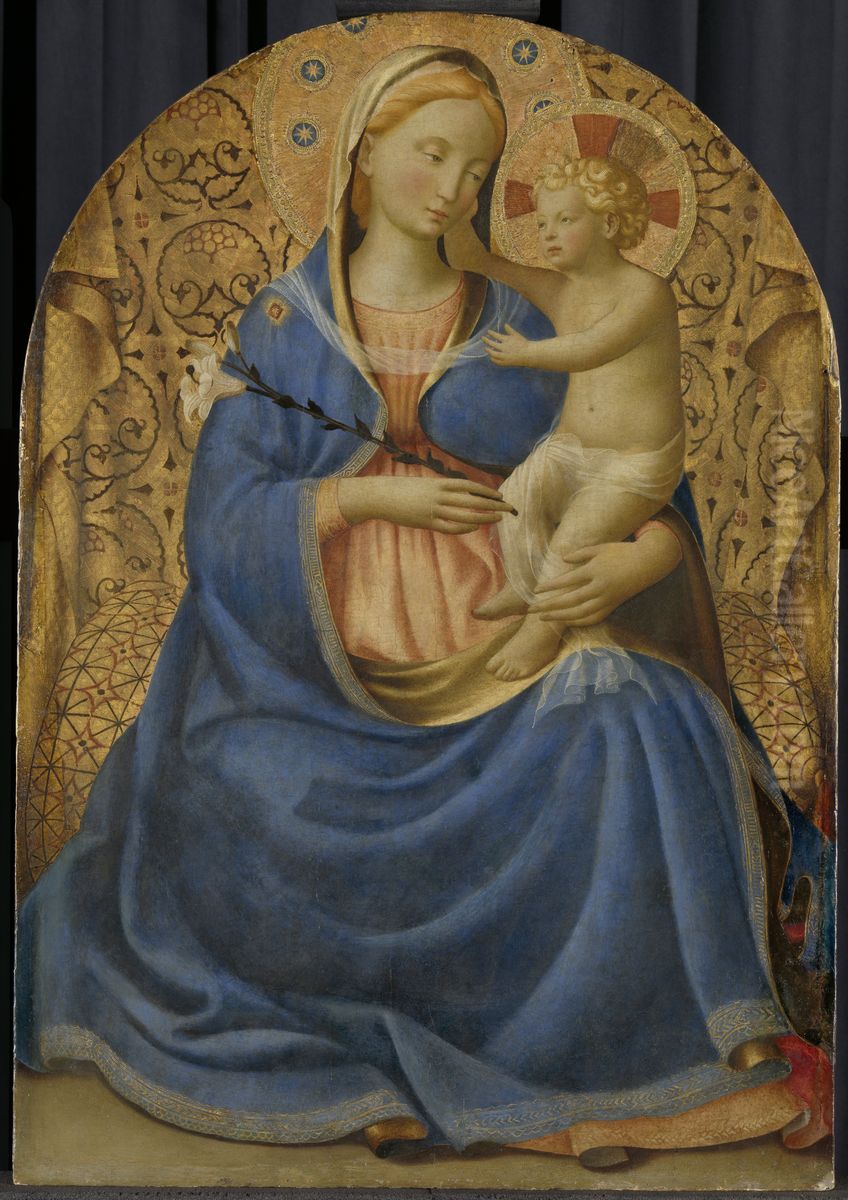 Madonna of Humility Oil Painting by Fra Angelico