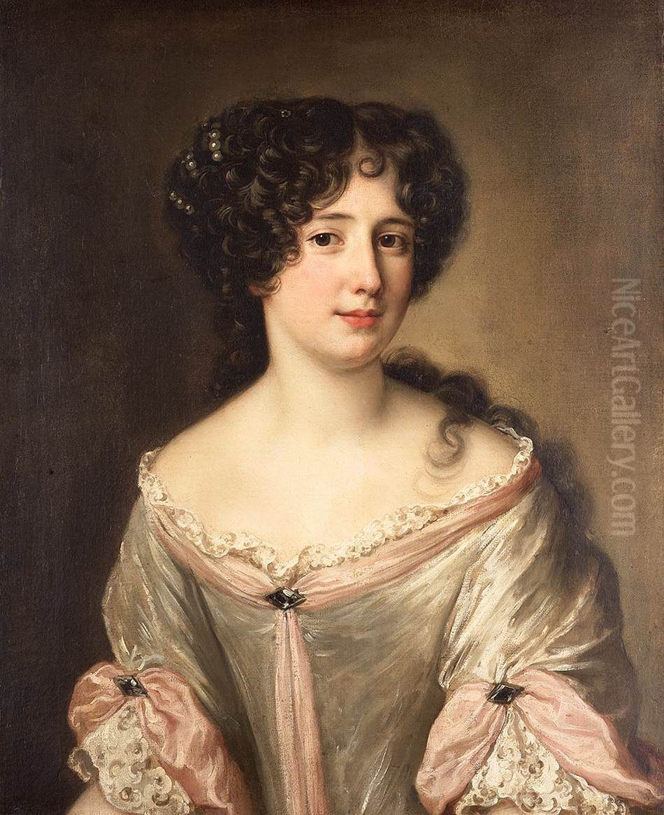 Portret van La Duchessa Maria Mancini Colonna (1646-1699) Oil Painting by Jacob Ferdinand Voet