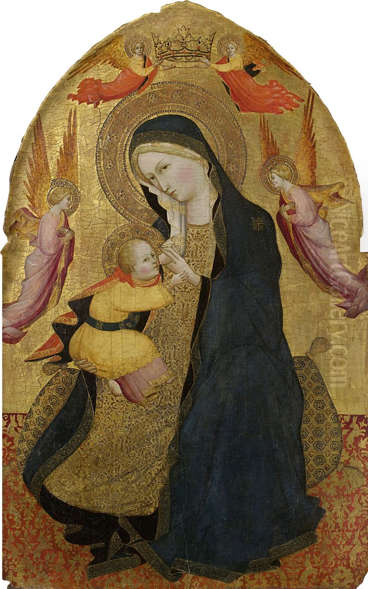 Madonna of Humility Oil Painting by Taddeo Gaddi