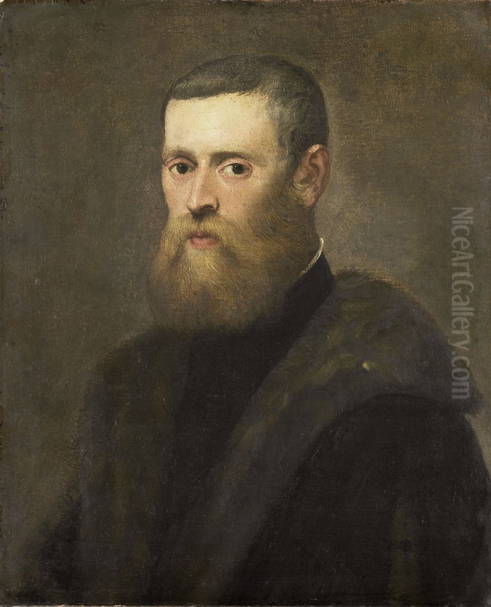 Portrait of a Man Oil Painting by Jacopo Tintoretto