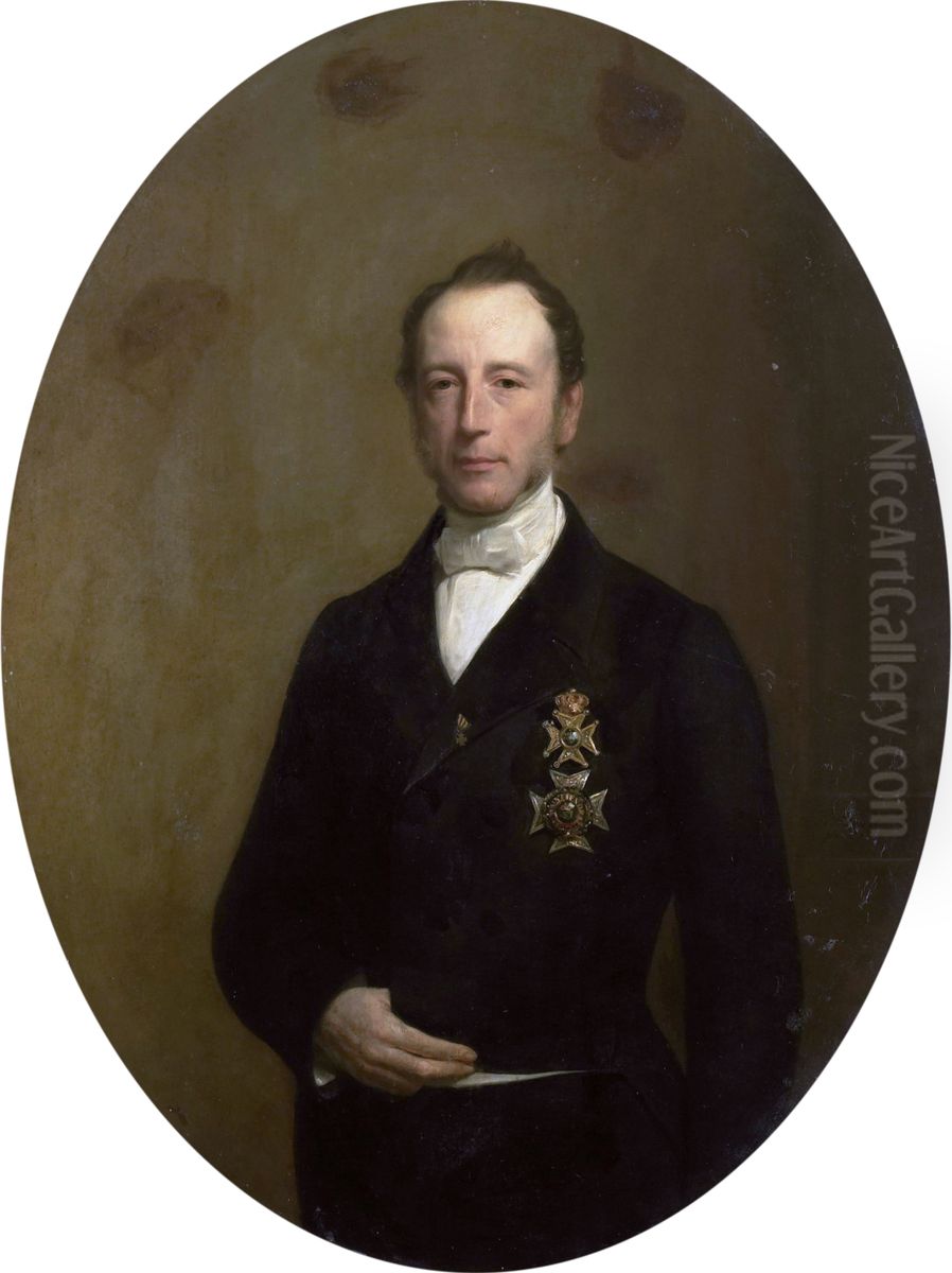 Albertus Jacob Duymaer van Twist (1807-87). Gouverneur-generaal (1851-55) Oil Painting by Herman Antonie De Bloeme