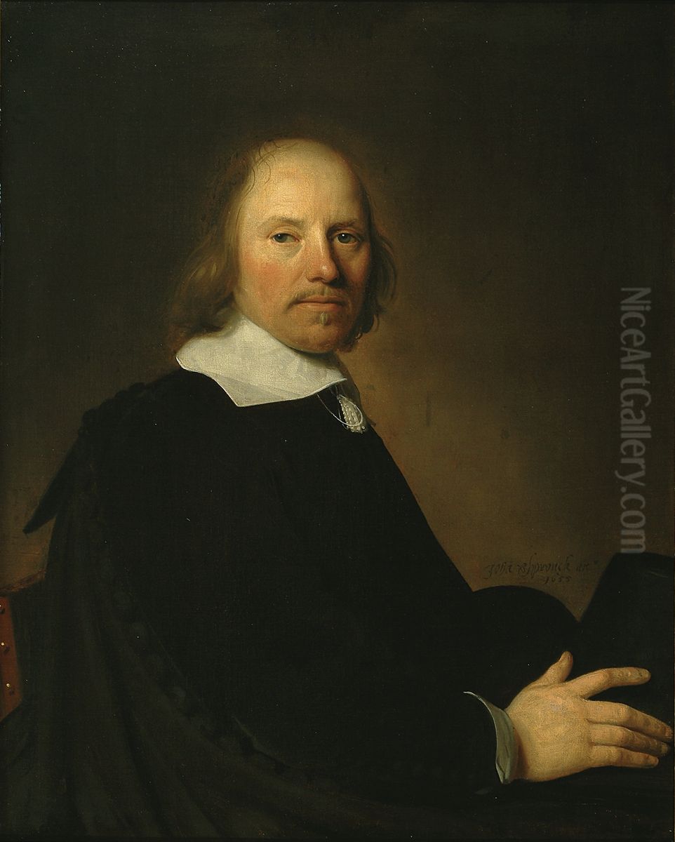Portrait of Dr. Jacobus Akersloot Oil Painting by Johannes Cornelisz Verspronck