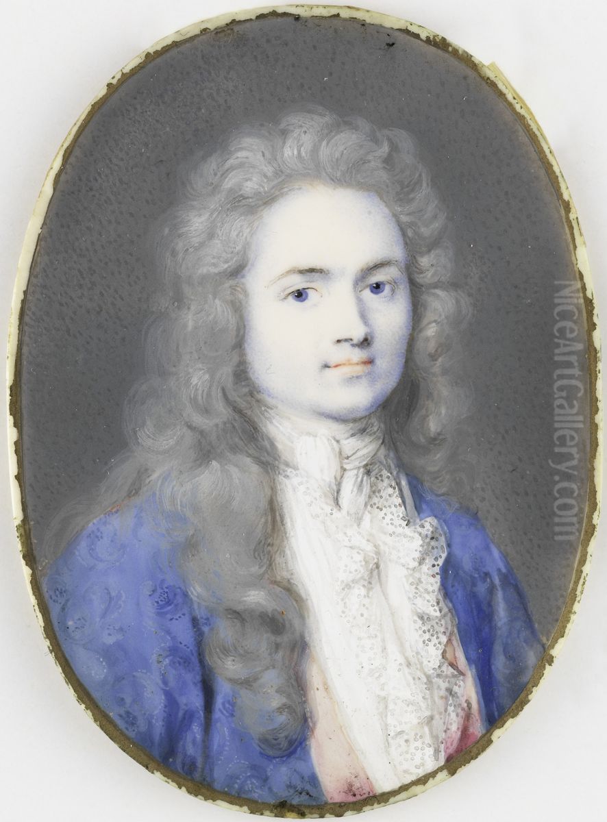 Portrait of Christoffel Bernhard Julius von Schwartz (1676-1754) Oil Painting by Rosalba Carriera