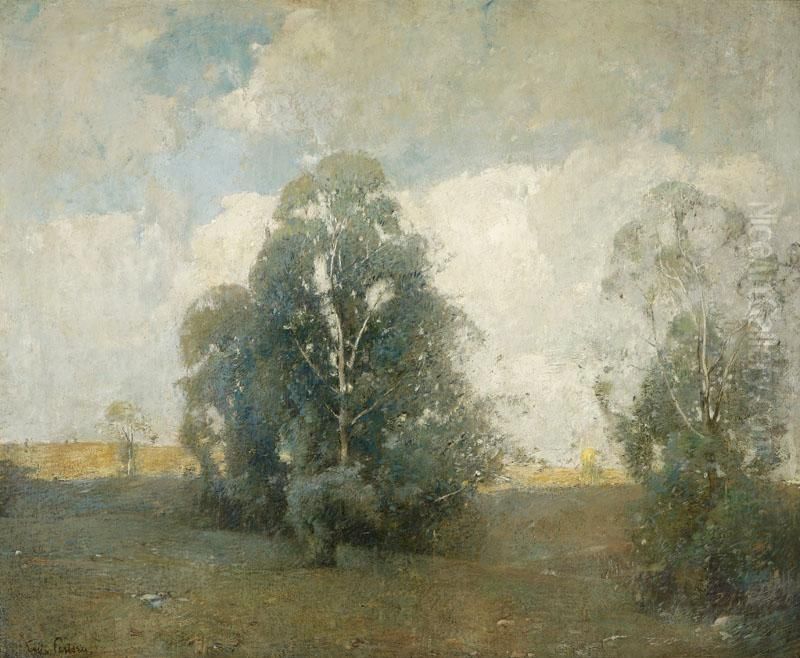 Summer Landscape Oil Painting by Emil Carlsen