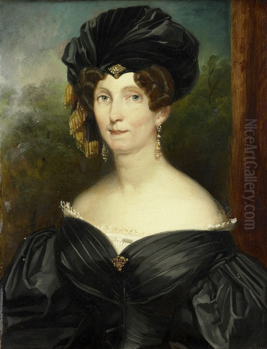 Petronella de Lange (1779-1835). Echtgenote van Jonkheer Theodorus Frederik van Capellen Oil Painting by Jacobus Josephus Eeckhout