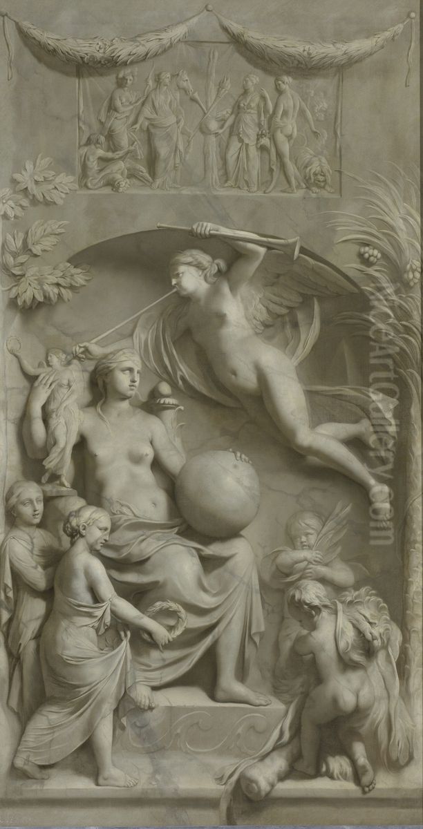 Allegory of Fame Oil Painting by Gerard de Lairesse