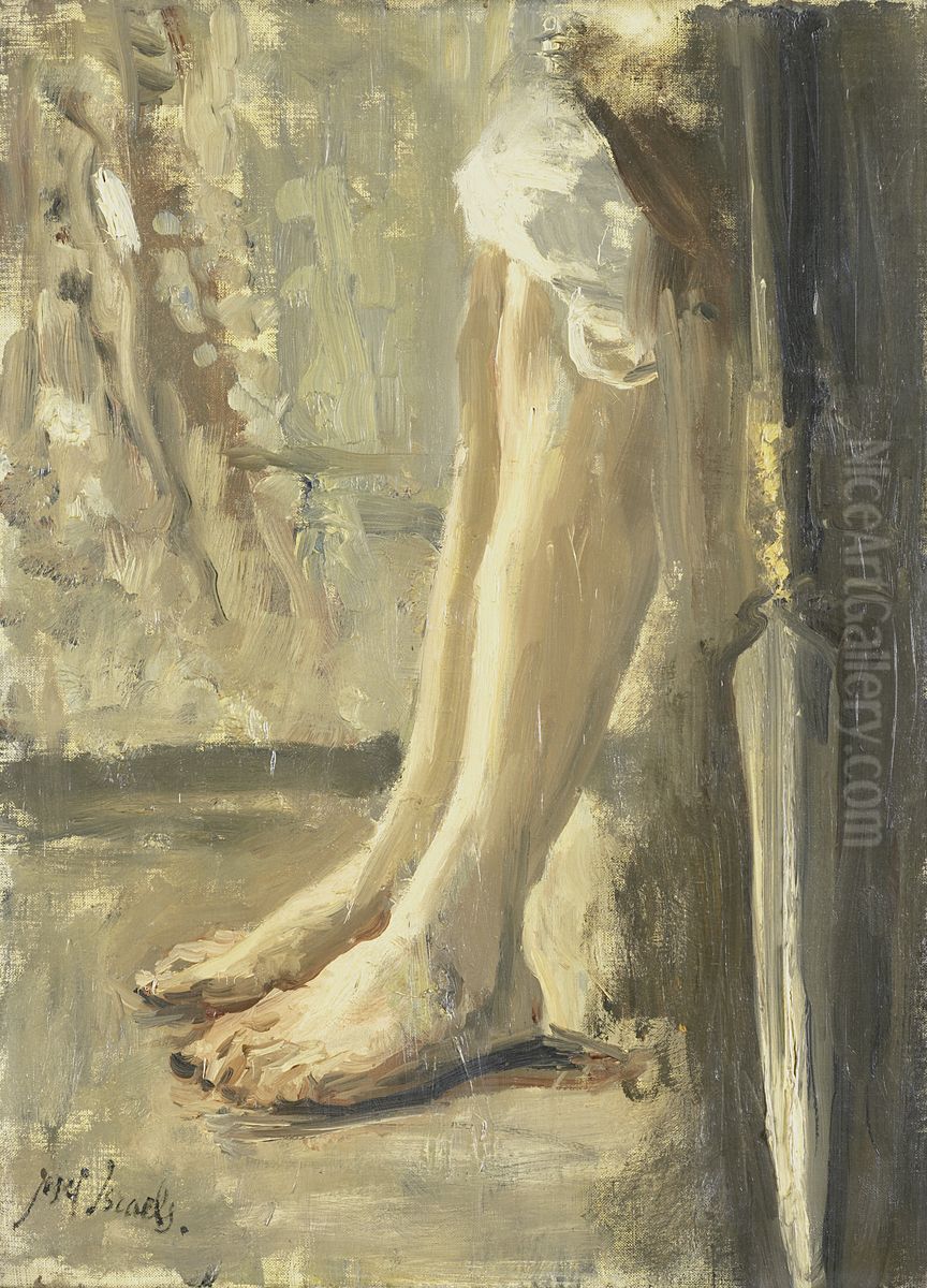 David's Legs Oil Painting by Jozef Israels