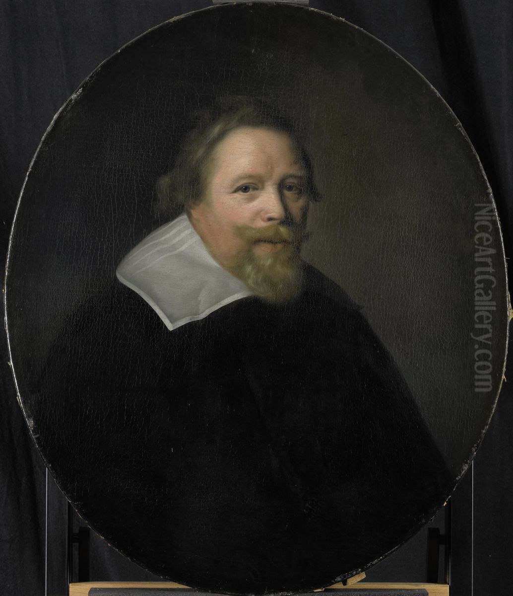 Pieter Sonmans (1588-1660), gekozen in 1631 Oil Painting by Pieter van der Werff