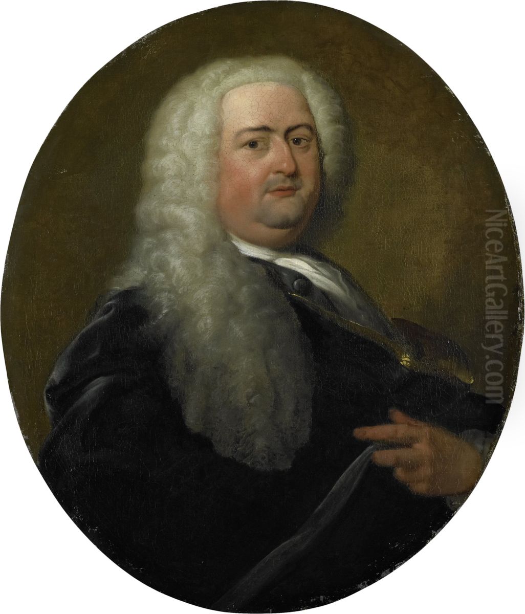Portrait of Adriaen Paets Oil Painting by Dionys Van Nijmegen