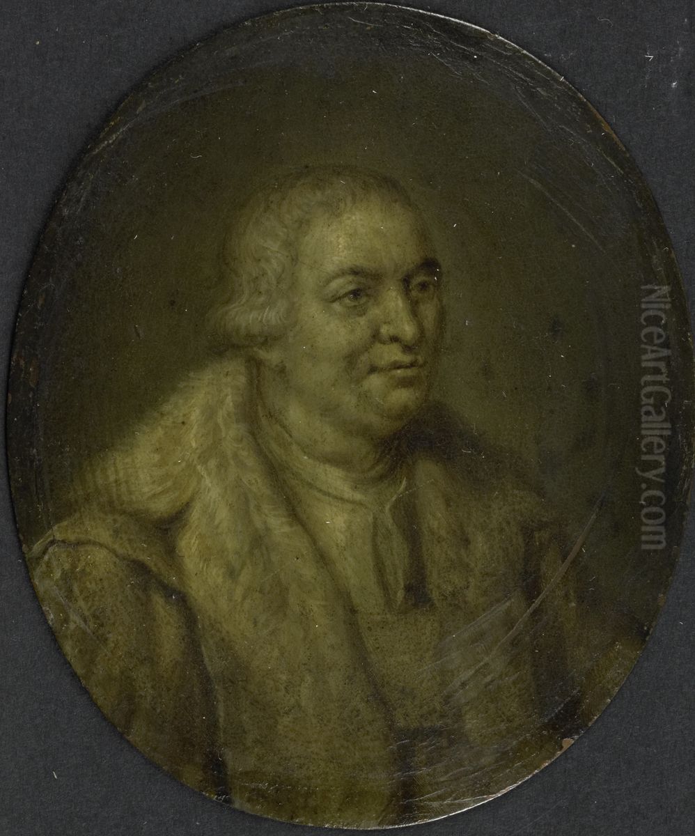 Jason Pratensis (1486-1558), geneesheer te Zierikzee Oil Painting by Jan Maurits Quinkhard