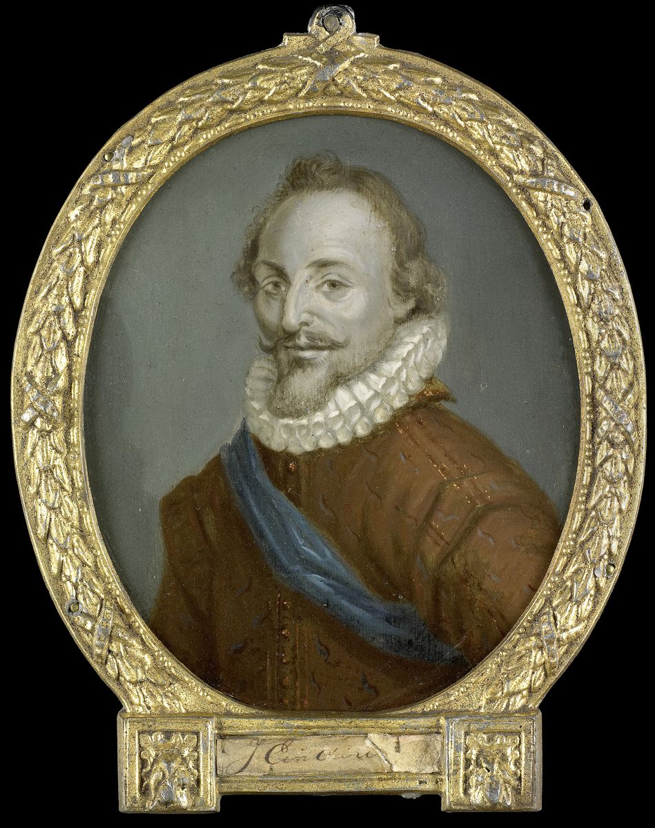 Jacob van den Eynde (1575-1614). Gouverneur van Woerden Oil Painting by Arnoud Van Halen
