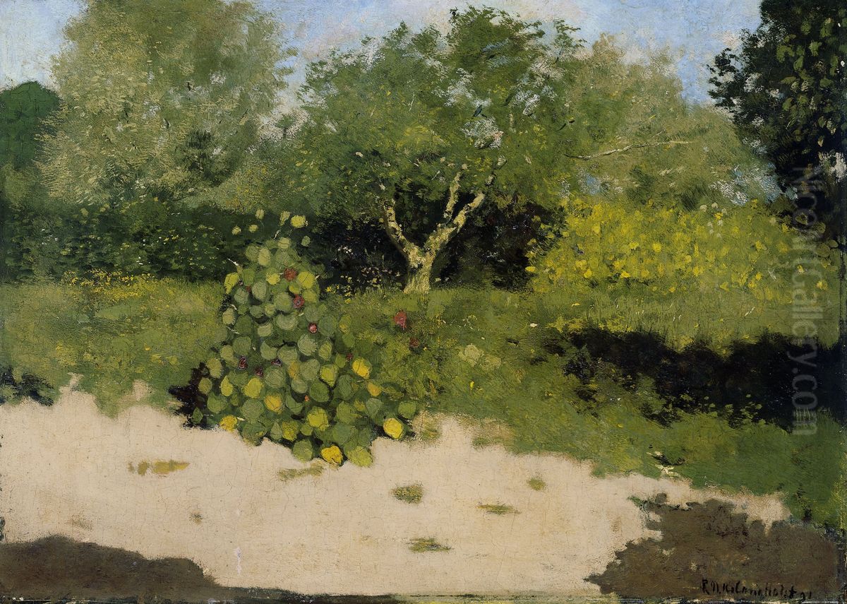 Tuinhoek met Oost-Indische kers Oil Painting by Richard Roland Holst