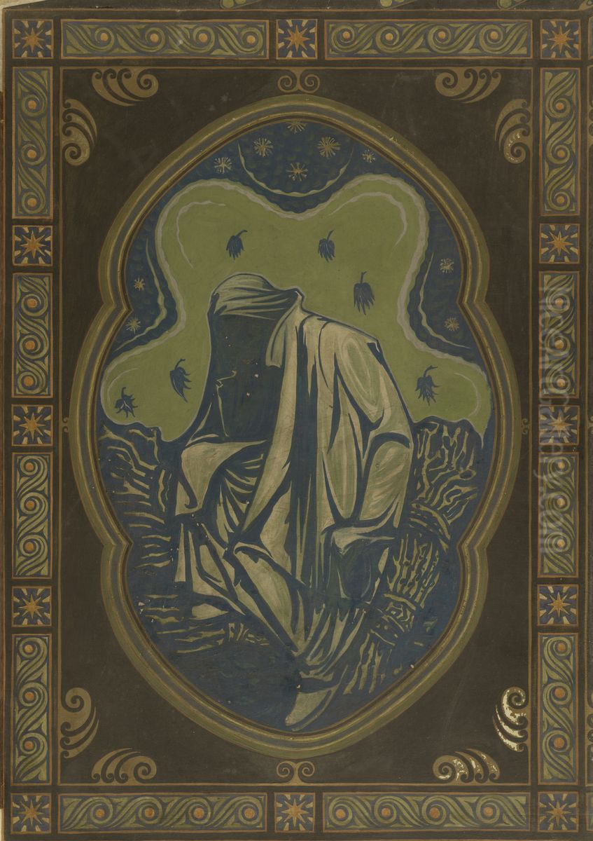 Night Oil Painting by Richard Roland Holst