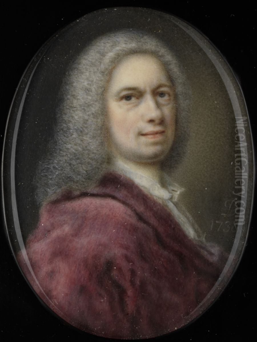 Self-portrait Oil Painting by Balthasar Denner