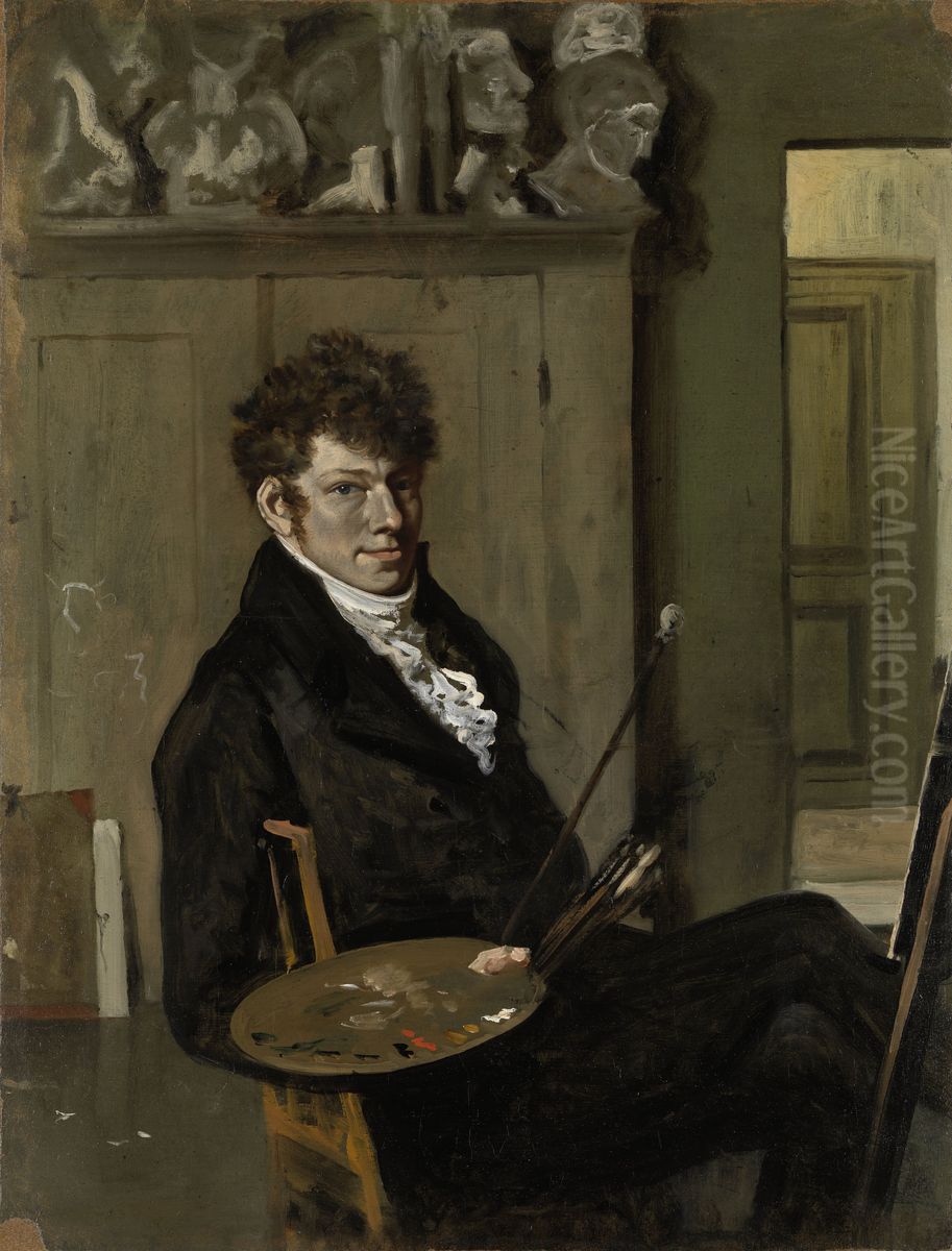 Self-portrait Oil Painting by Wouter Johannes van Troostwijk