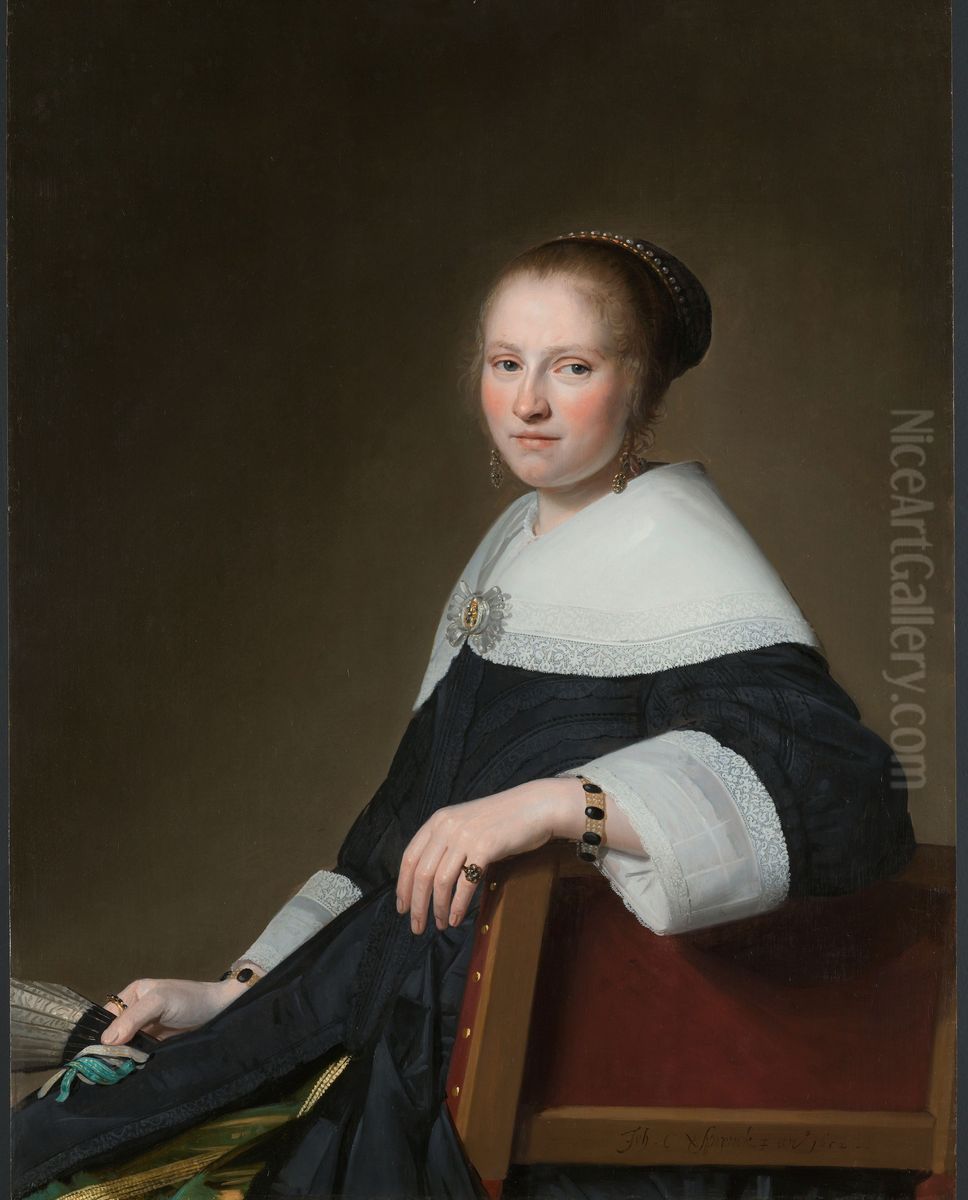 Portrait of Maria van Strijp Oil Painting by Johannes Cornelisz Verspronck