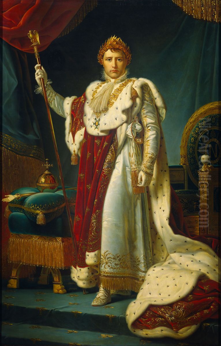 Portrait of Napoleon Bonaparte (1769-1821) Oil Painting by Francois Gerard
