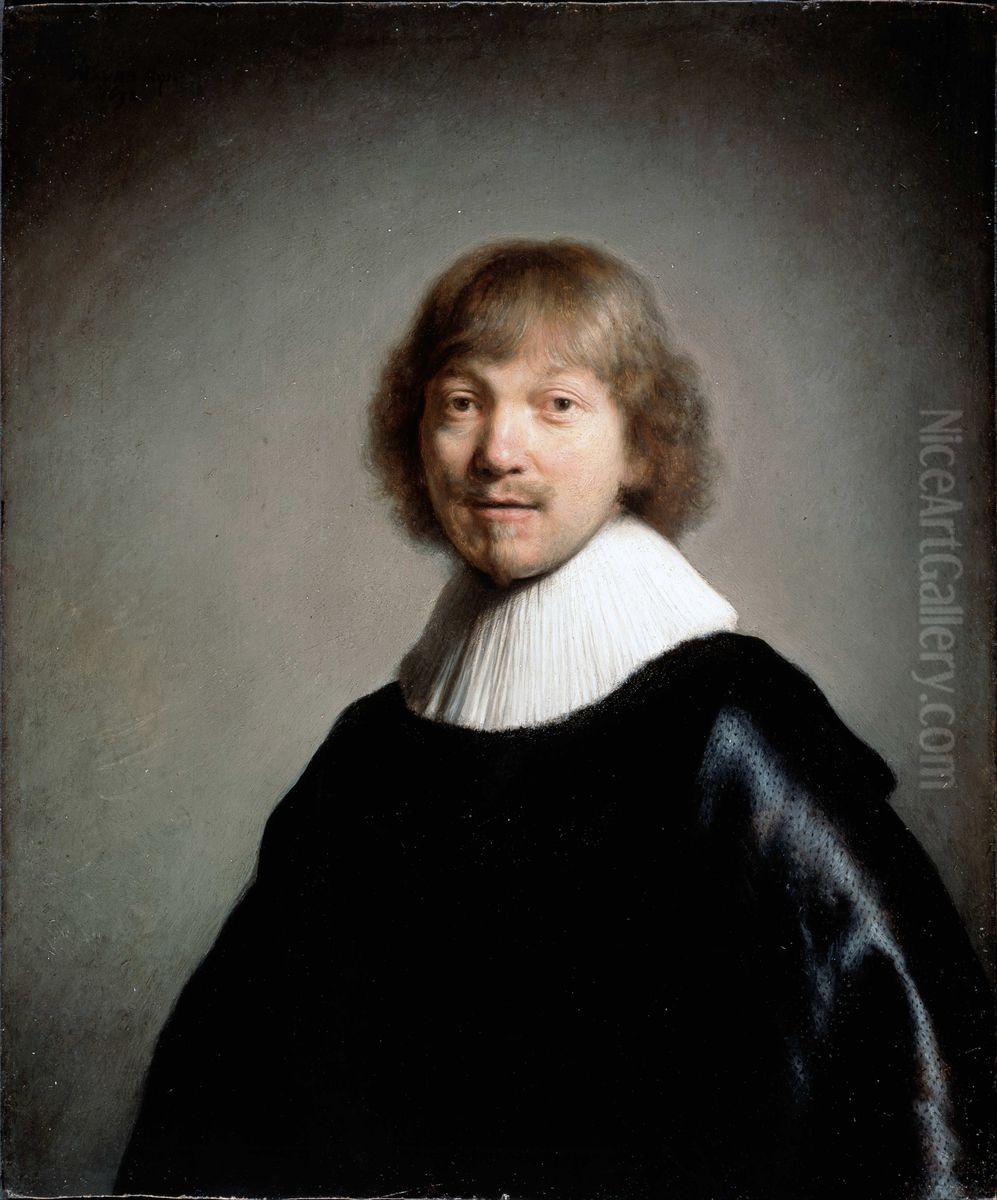 Portrait of Jacob de Gheyn (III) (1596-1641) Oil Painting by Rembrandt