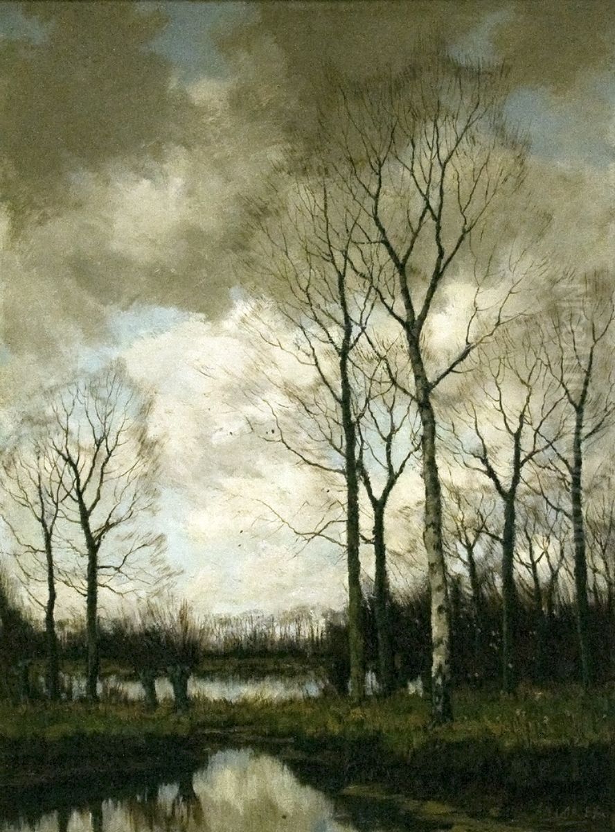 Novemberstemming Oil Painting by Arnold Marc Gorter