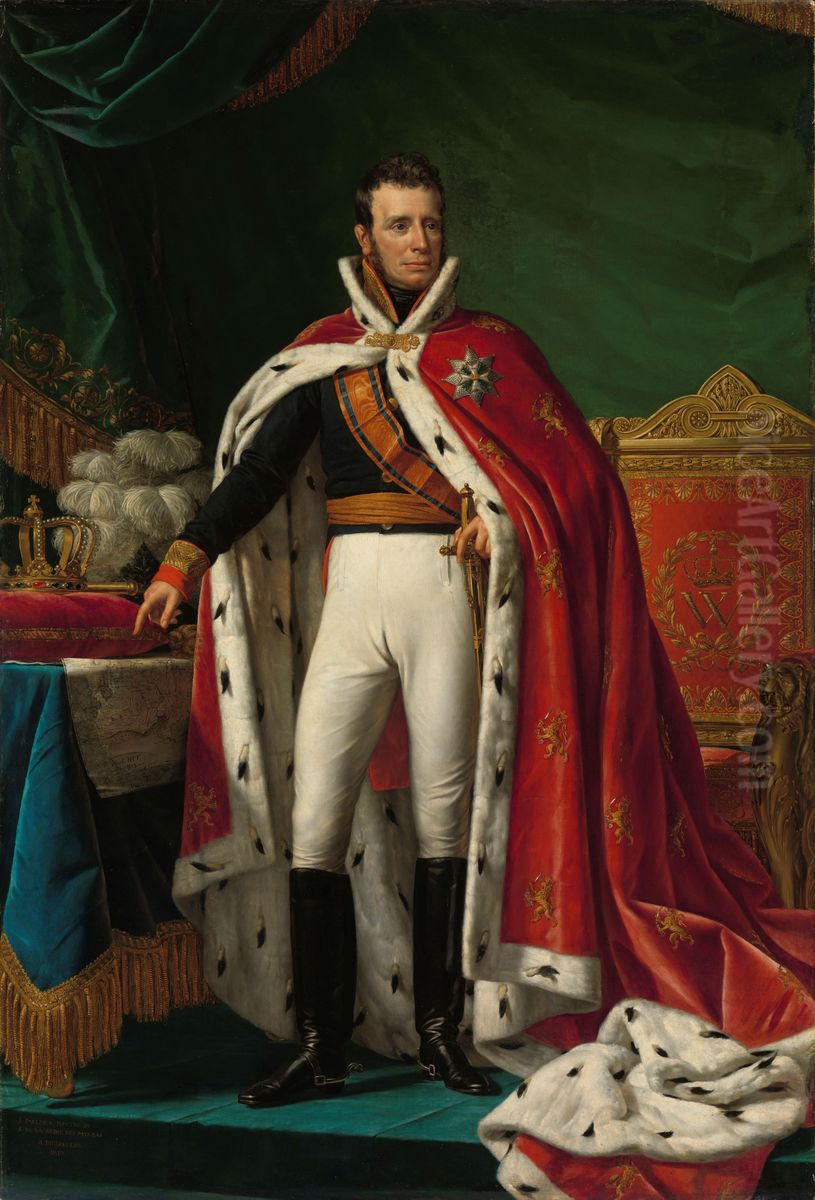 Portrait of William I, King of the Netherlands Oil Painting by Joseph Paelinck