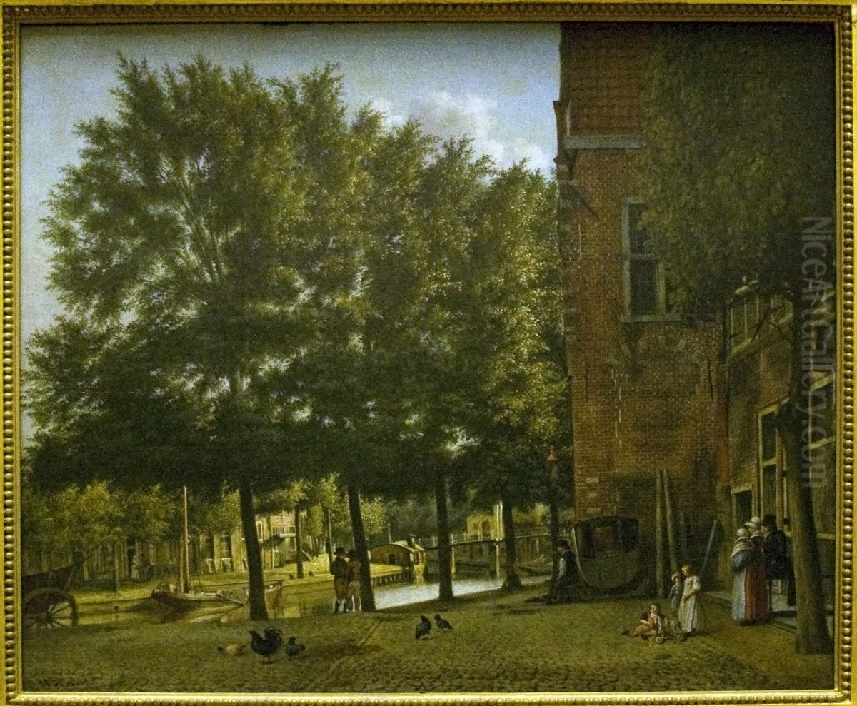 Het Slepershoofd te Haarlem Oil Painting by Wybrand Hendricks