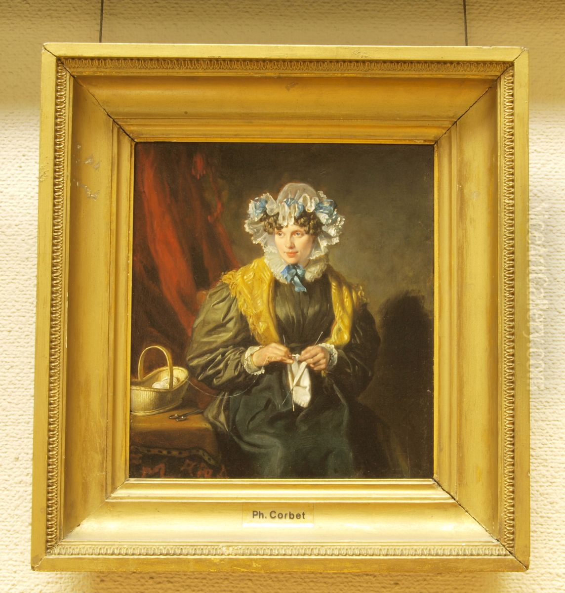 Portret van mevrouw H. Hentzepeter Oil Painting by Philip Corbet