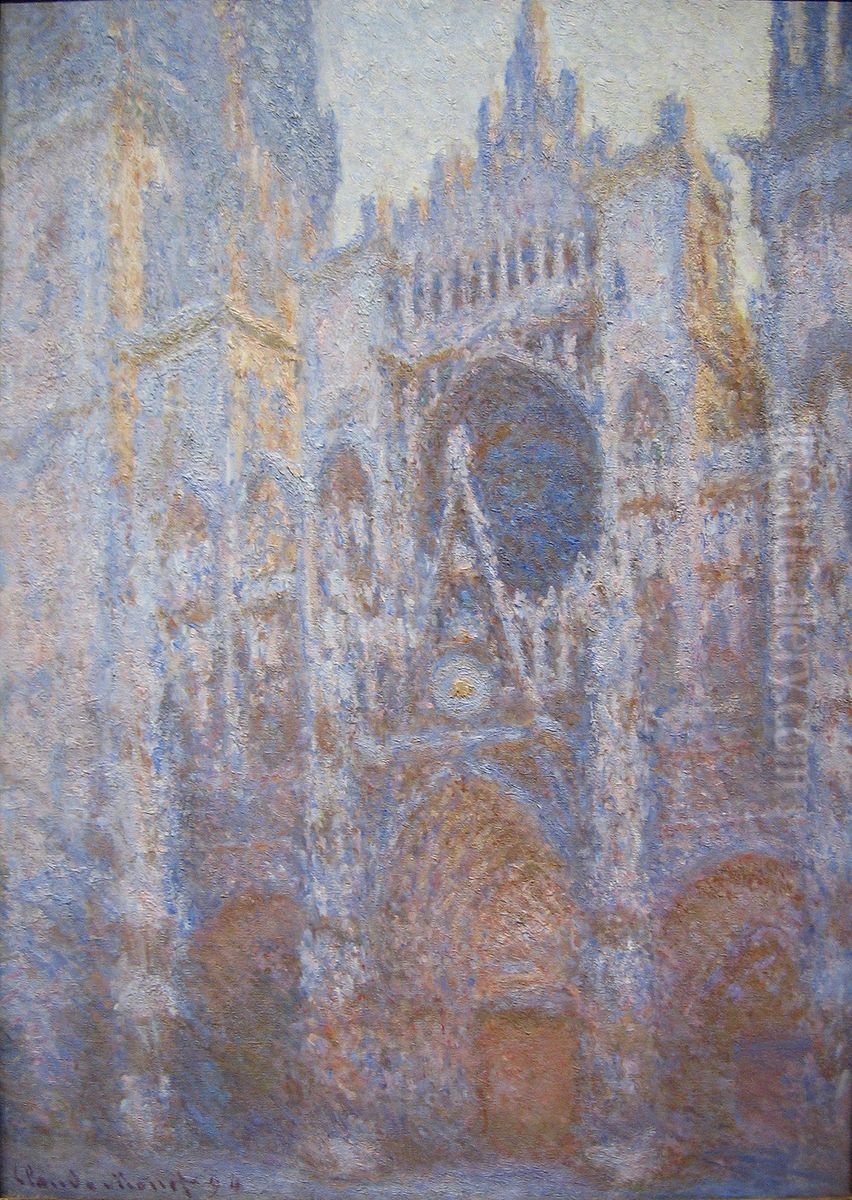 Rouen Cathedral, West Facade Oil Painting by Claude Oscar Monet