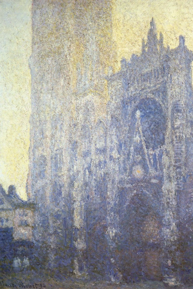 La Cathedrale de Rouen. Le Portail (effet du matin) Oil Painting by Claude Oscar Monet