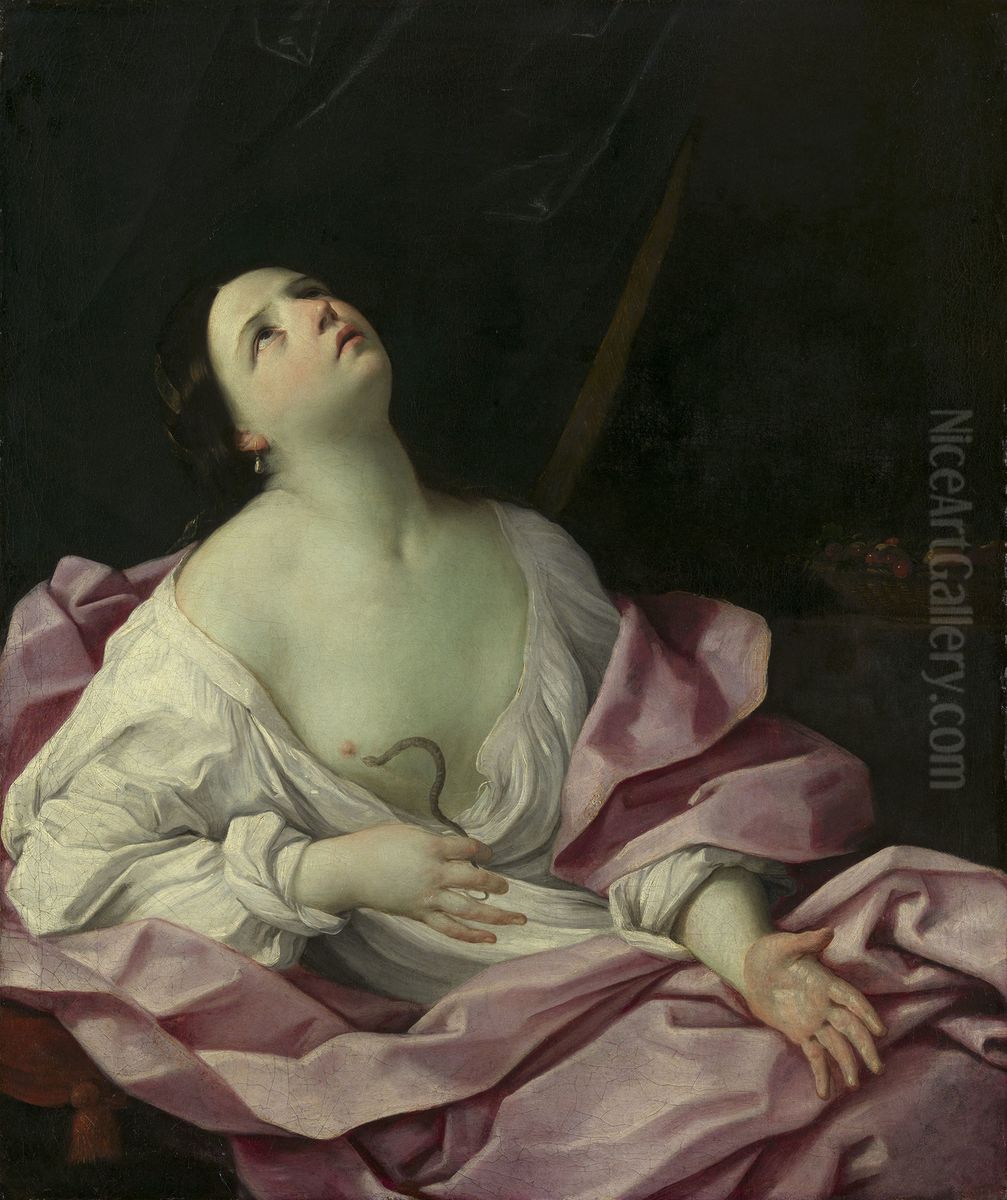 Cleopatra with the Asp Oil Painting by Guido Reni