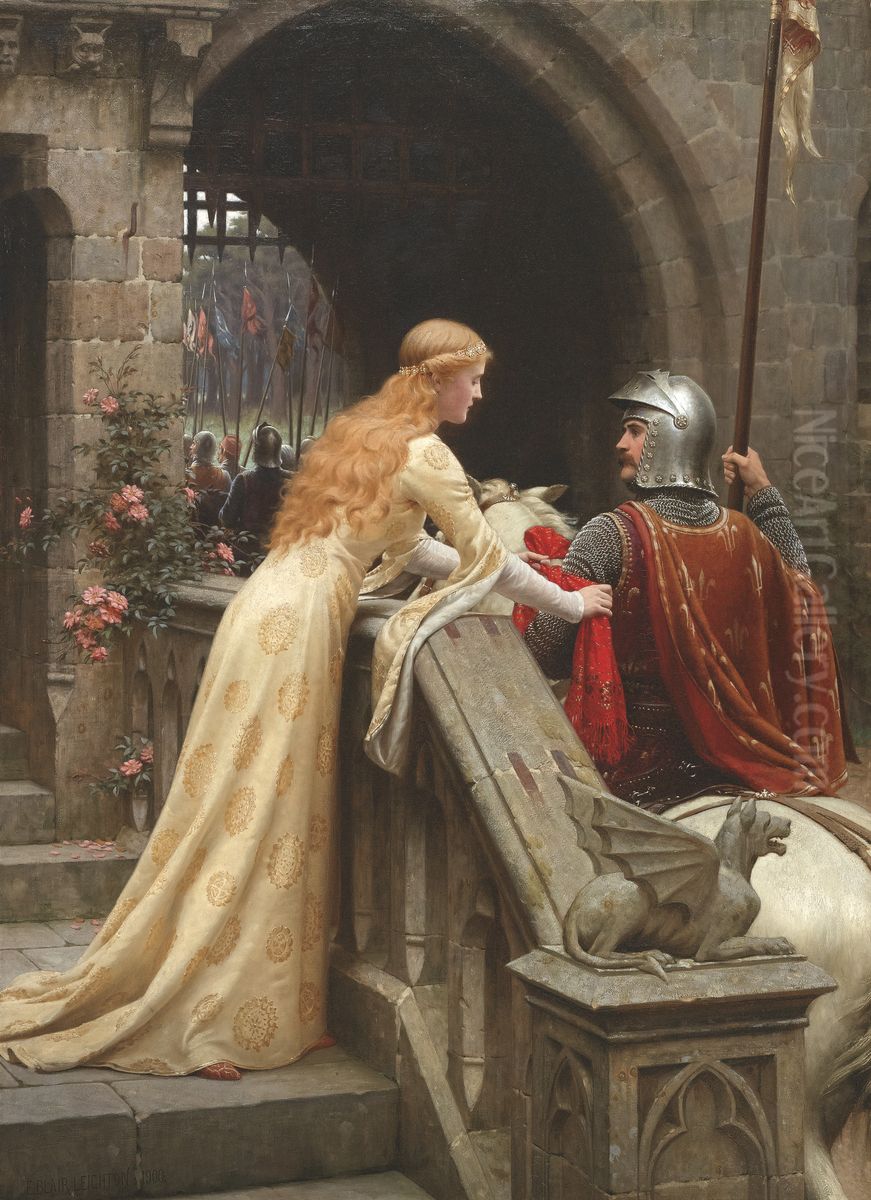 God Speed Oil Painting by Edmund Leighton