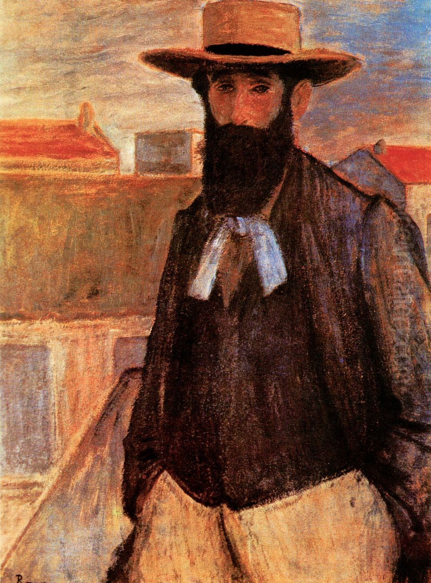 Portrait of Aristide Maillol Oil Painting by Jozsef Rippl-Ronai