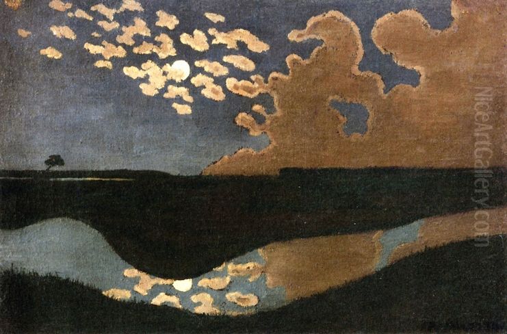 Clair de lune Oil Painting by Felix Vallotton