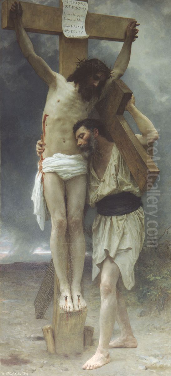 Compassion ! Oil Painting by William-Adolphe Bouguereau