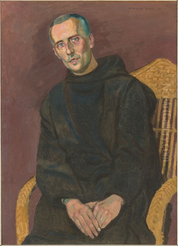 Portrait of Jan Verkade (1868-1946) Oil Painting by Maurice Denis